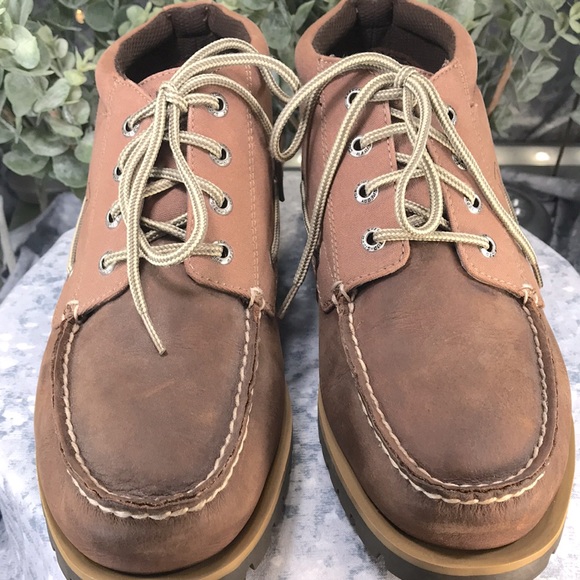 Sperry Top Sider Carson Brown Leather Chukka LaceUp Boots Men’s 9.5M🌟Like NEW🌟 - Picture 7 of 9